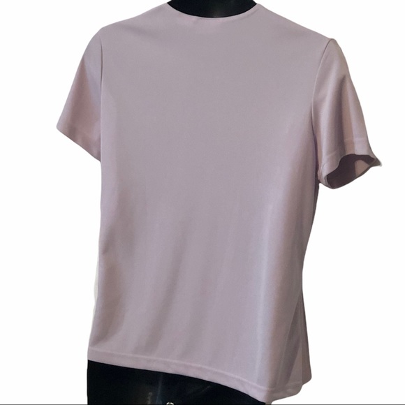 Kathy Ireland vintage women’s purple lavender short sleeve top size L - Picture 4 of 12